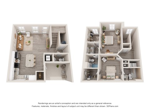a stylized floor plan of a 2103 sqft